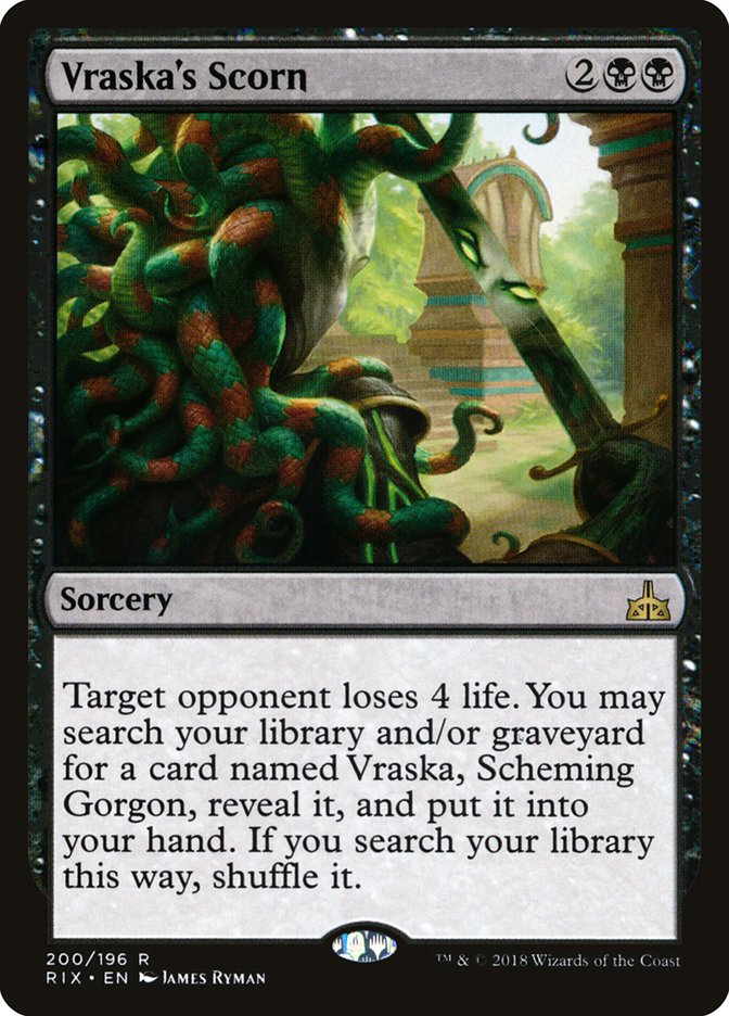 Vraska's Scorn [Rivals of Ixalan] | GrognardGamesBatavia