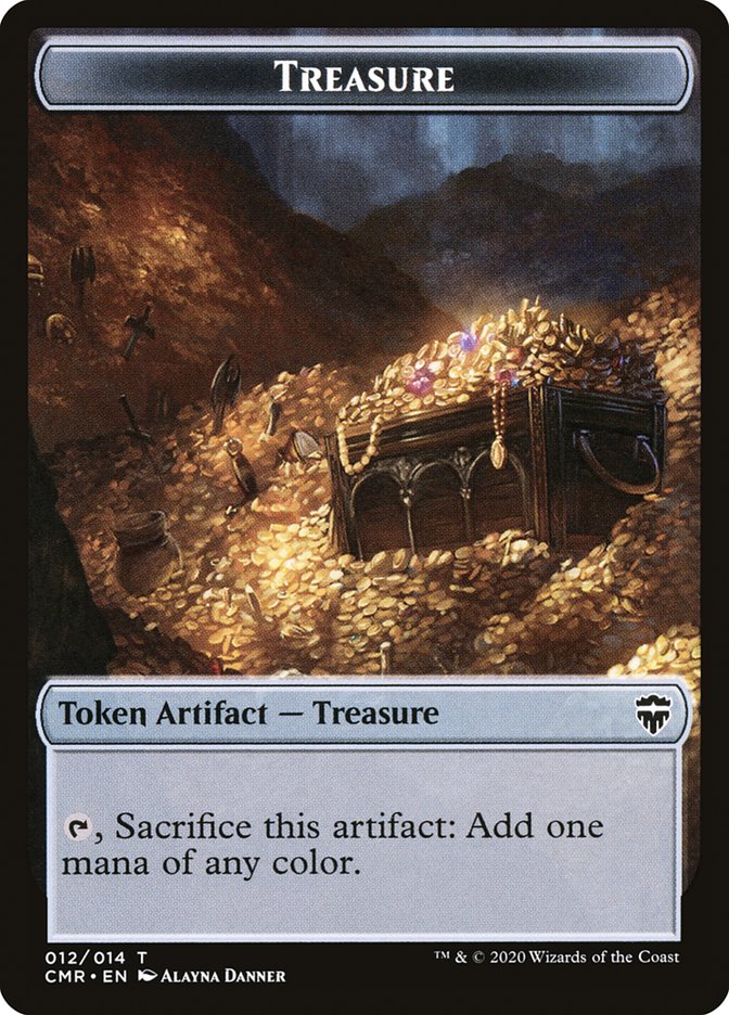 Treasure Token [Commander Legends Tokens] | GrognardGamesBatavia