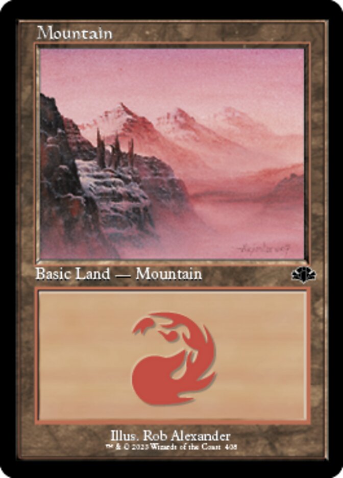 Mountain (408) (Retro) [Dominaria Remastered] | GrognardGamesBatavia