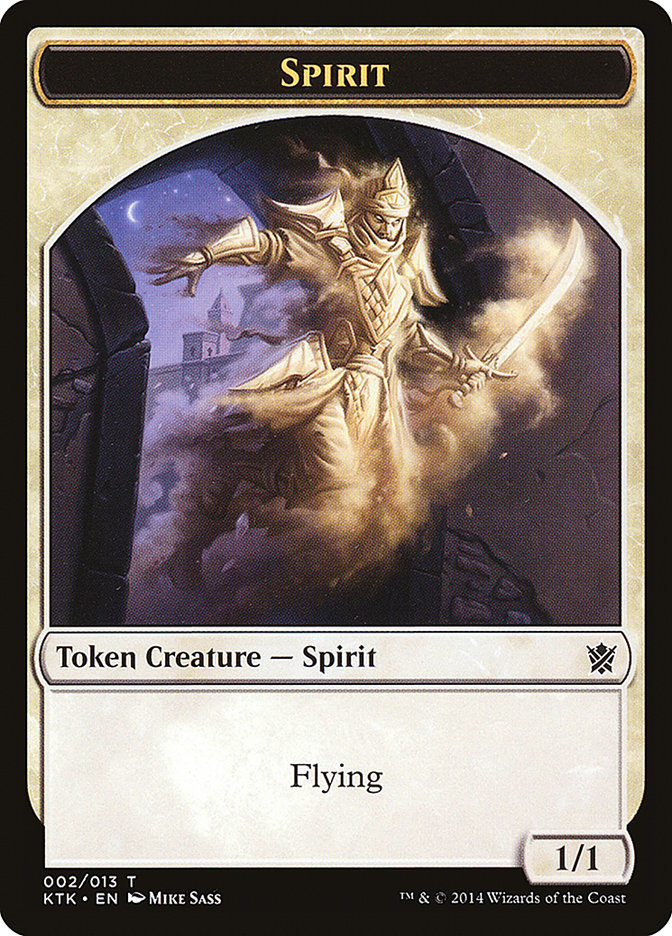 Spirit Token [Khans of Tarkir Tokens] | GrognardGamesBatavia