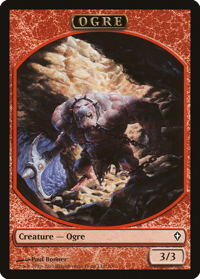 Ogre Token [Worldwake Tokens] | GrognardGamesBatavia