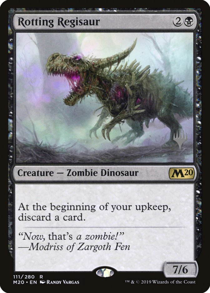 Rotting Regisaur (Promo Pack) [Core Set 2020 Promos] | GrognardGamesBatavia