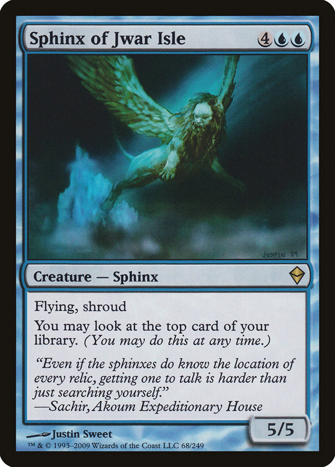 Sphinx of Jwar Isle [Zendikar] | GrognardGamesBatavia