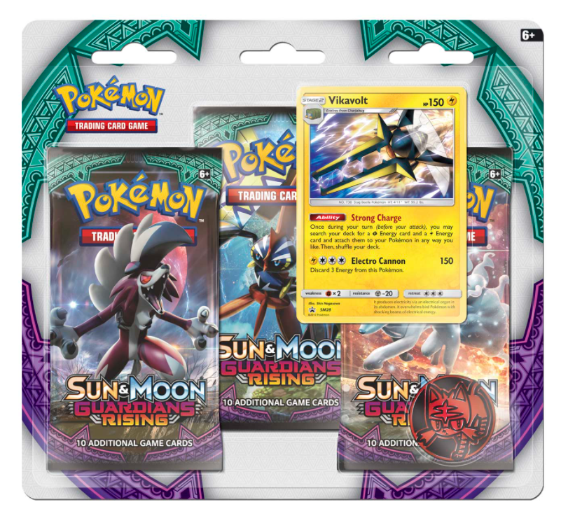 Sun & Moon: Guardians Rising - 3-Pack Blister (Vikavolt) | GrognardGamesBatavia