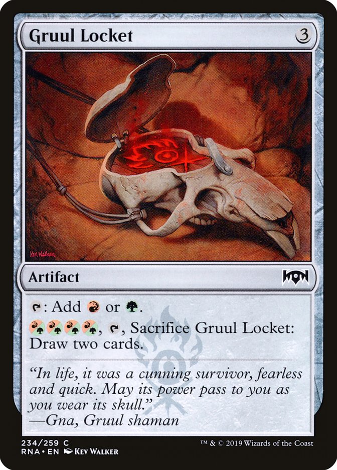 Gruul Locket [Ravnica Allegiance] | GrognardGamesBatavia