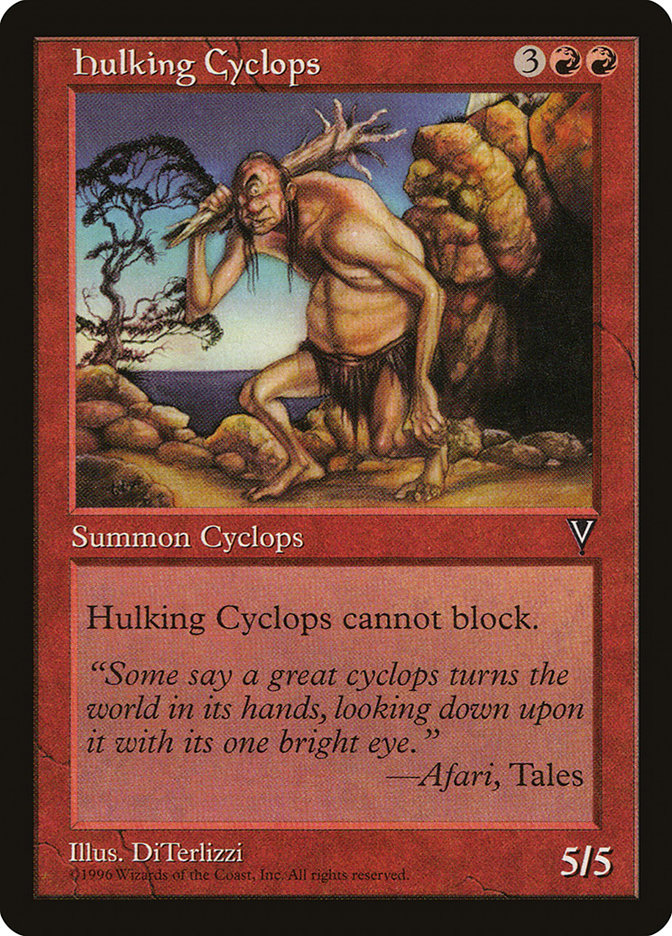 Hulking Cyclops [Visions] | GrognardGamesBatavia