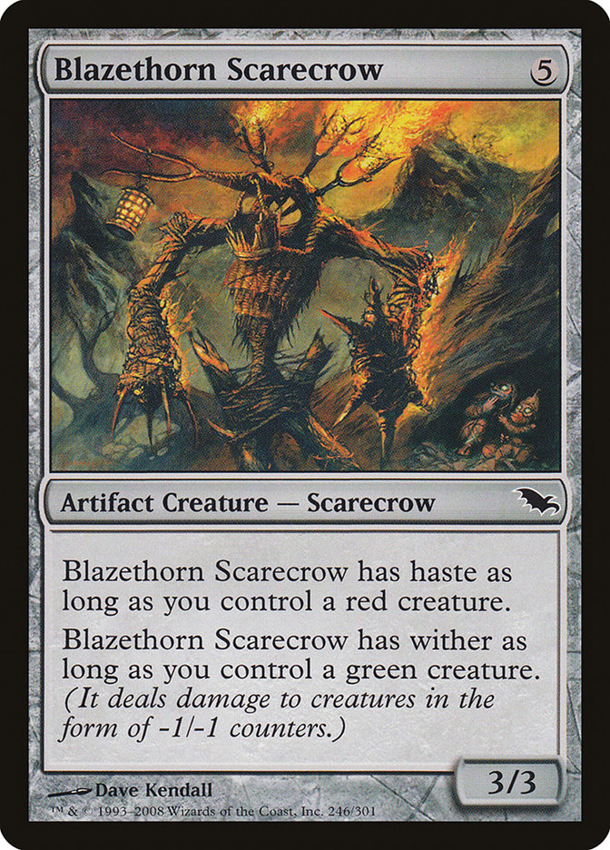 Blazethorn Scarecrow [Shadowmoor] | GrognardGamesBatavia