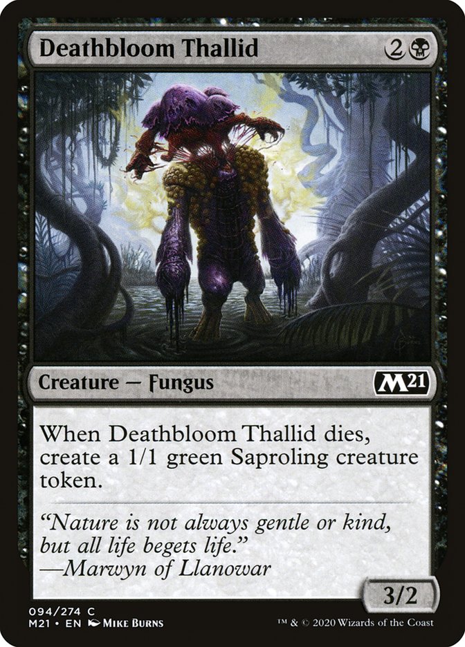 Deathbloom Thallid [Core Set 2021] | GrognardGamesBatavia