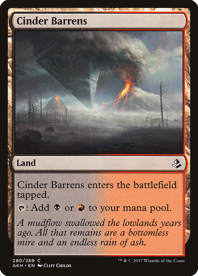 Cinder Barrens [Amonkhet] | GrognardGamesBatavia