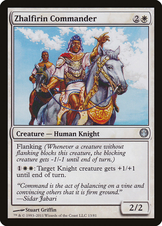 Zhalfirin Commander [Duel Decks: Knights vs. Dragons] | GrognardGamesBatavia