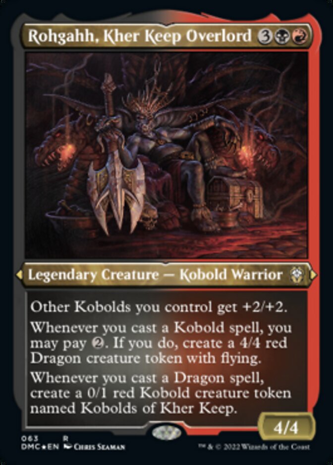 Rohgahh, Kher Keep Overlord (Foil Etched) [Dominaria United Commander] | GrognardGamesBatavia