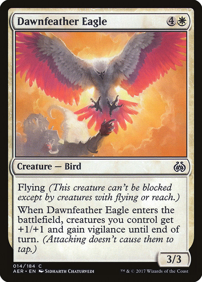 Dawnfeather Eagle (Intro Pack) [Aether Revolt Promos] | GrognardGamesBatavia