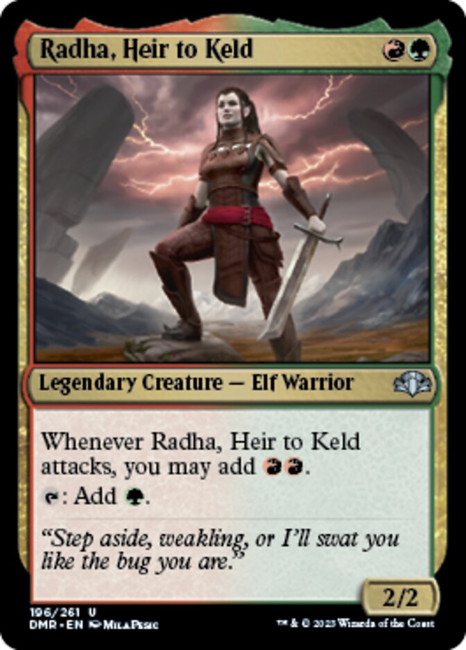 Radha, Heir to Keld [Dominaria Remastered] | GrognardGamesBatavia