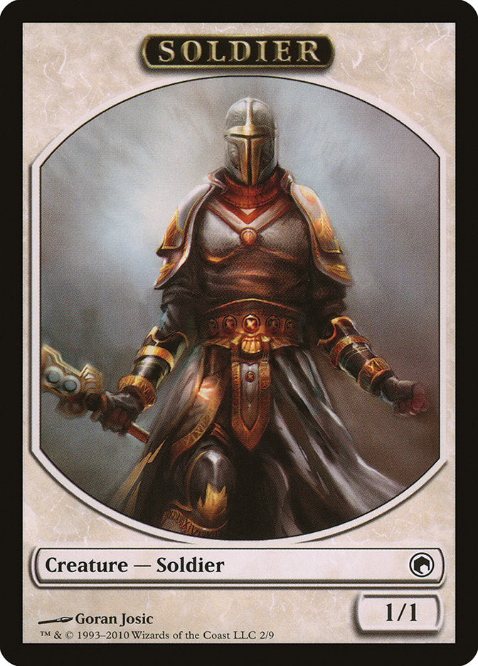 Soldier Token [Scars of Mirrodin Tokens] | GrognardGamesBatavia