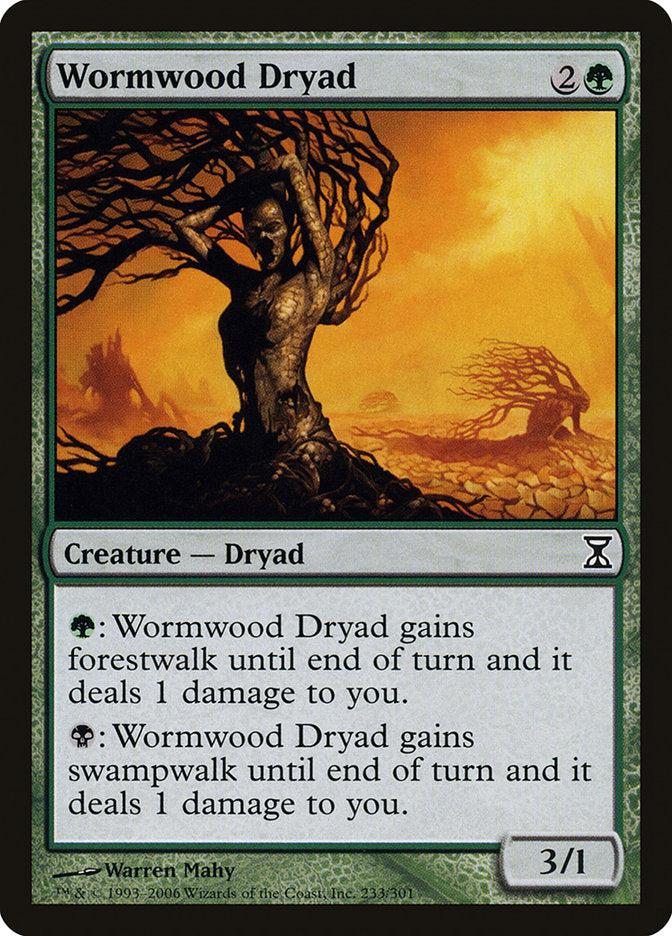 Wormwood Dryad [Time Spiral] | GrognardGamesBatavia
