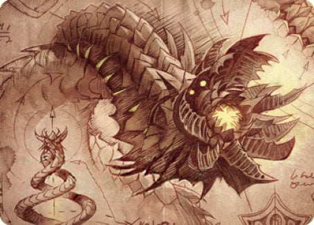 Wurmcoil Engine Art Card [The Brothers' War Art Series] | GrognardGamesBatavia