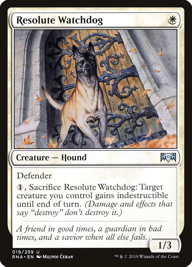 Resolute Watchdog [Ravnica Allegiance] | GrognardGamesBatavia