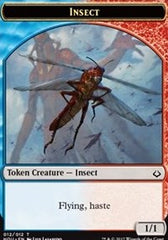 Insect // Zombie Double-Sided Token [Hour of Devastation Tokens] | GrognardGamesBatavia