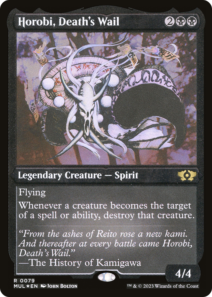 Horobi, Death's Wail (Foil Etched) [Multiverse Legends] | GrognardGamesBatavia