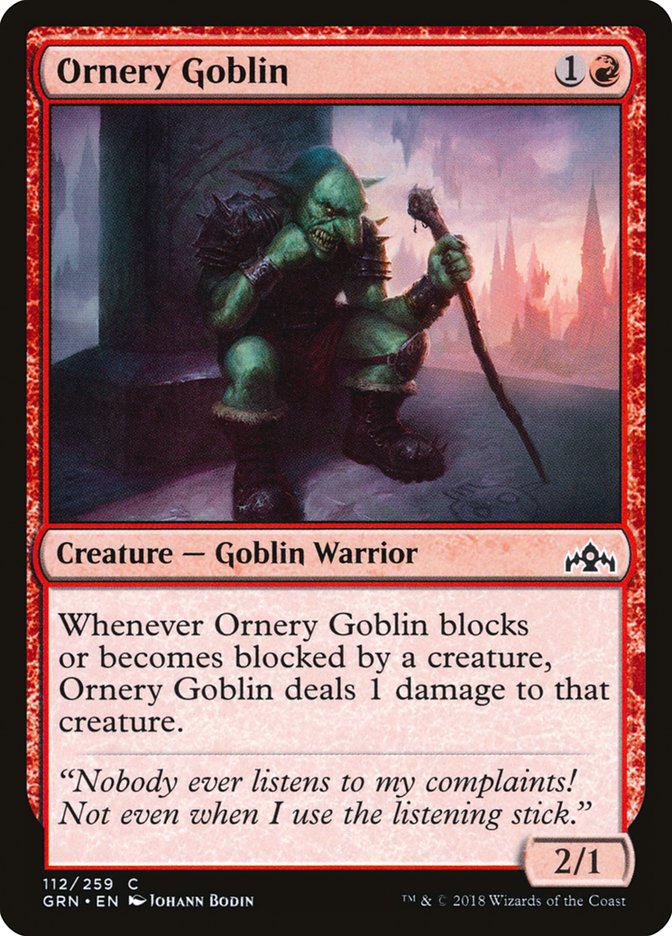 Ornery Goblin [Guilds of Ravnica] | GrognardGamesBatavia