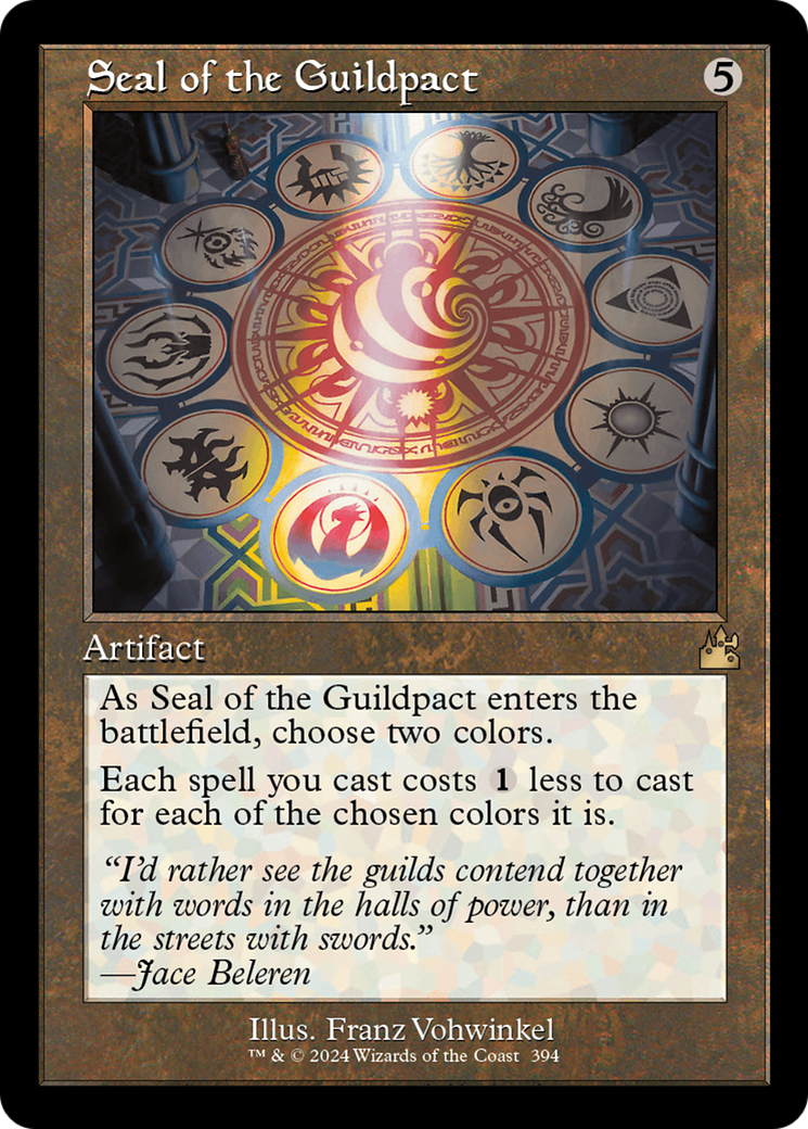 Seal of the Guildpact (Retro Frame) [Ravnica Remastered] | GrognardGamesBatavia