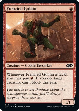 Frenzied Goblin [Jumpstart 2022] | GrognardGamesBatavia