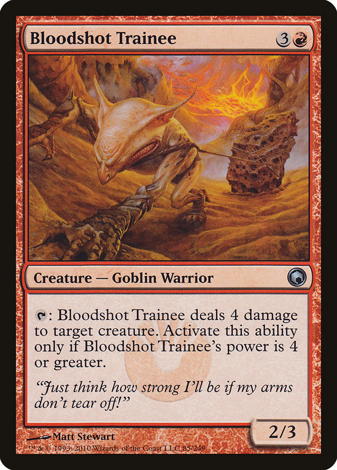 Bloodshot Trainee [Scars of Mirrodin] | GrognardGamesBatavia