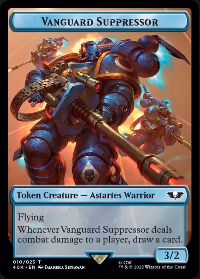 Soldier (004) // Vanguard Suppressor Double-Sided Token (Surge Foil) [Universes Beyond: Warhammer 40,000 Tokens] | GrognardGamesBatavia