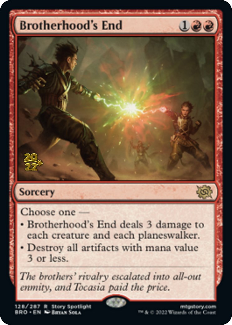 Brotherhood's End [The Brothers' War Prerelease Promos] | GrognardGamesBatavia