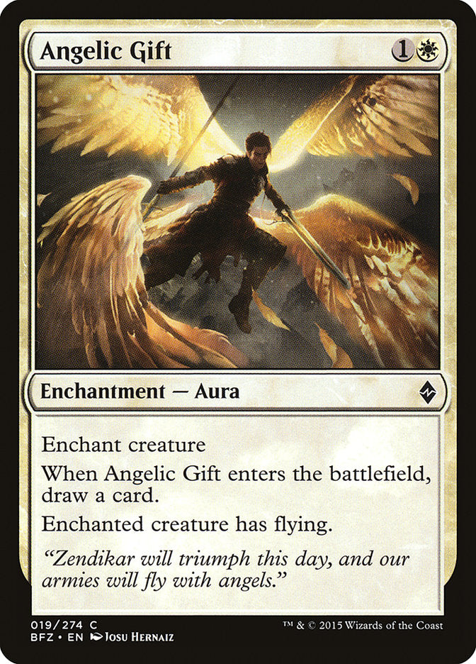 Angelic Gift [Battle for Zendikar] | GrognardGamesBatavia