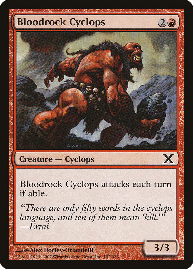 Bloodrock Cyclops [Tenth Edition] | GrognardGamesBatavia