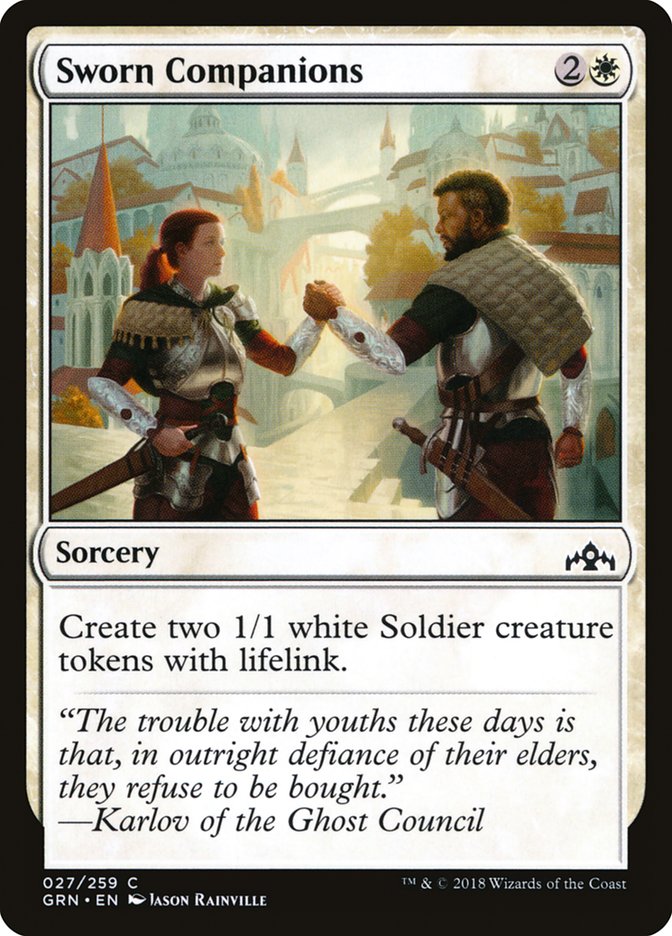 Sworn Companions [Guilds of Ravnica] | GrognardGamesBatavia