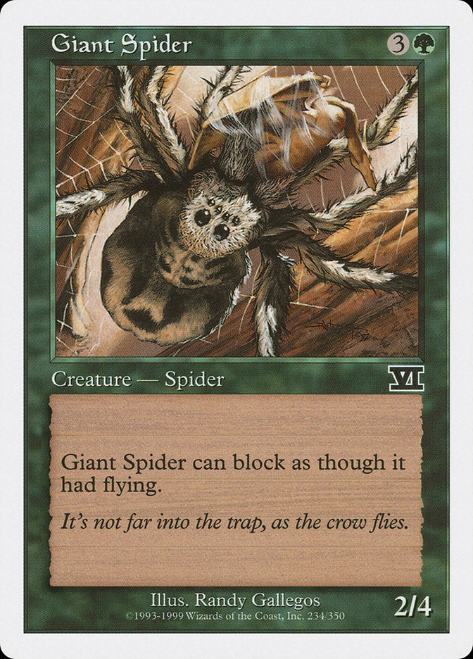 Giant Spider [Classic Sixth Edition] | GrognardGamesBatavia