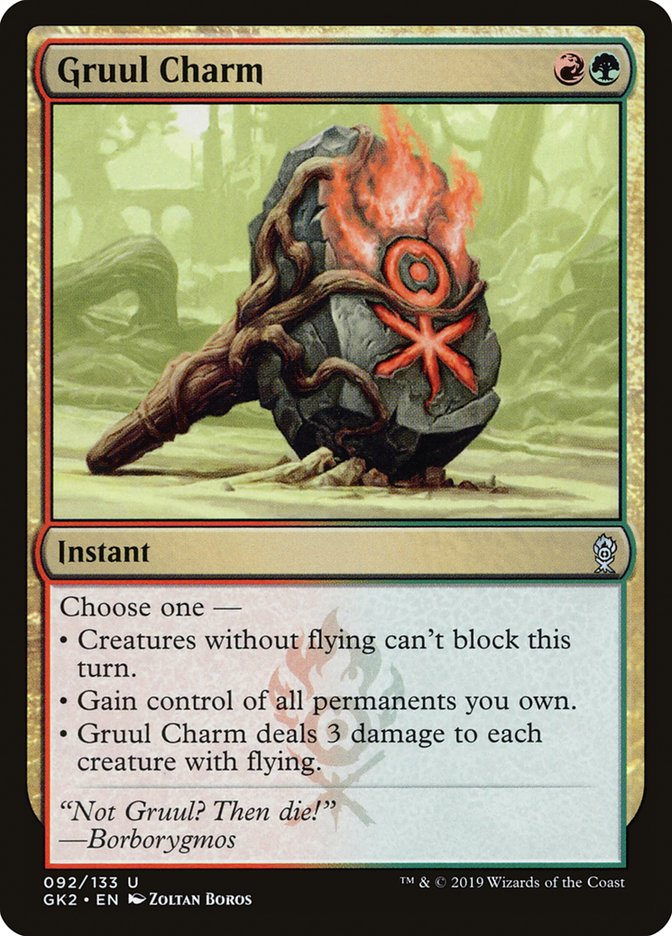 Gruul Charm [Ravnica Allegiance Guild Kit] | GrognardGamesBatavia