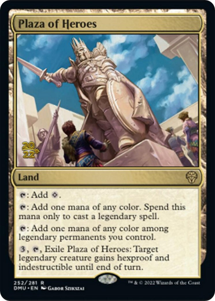 Plaza of Heroes [Dominaria United Prerelease Promos] | GrognardGamesBatavia