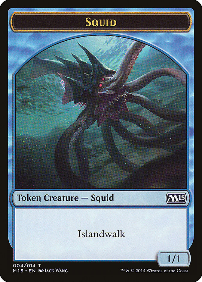 Squid Token [Magic 2015 Tokens] | GrognardGamesBatavia