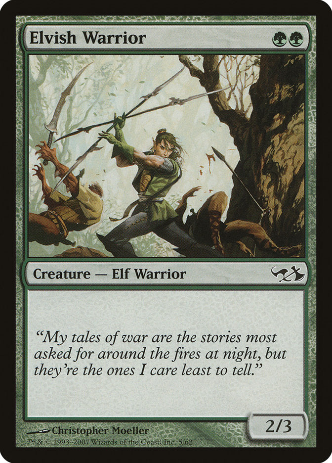 Elvish Warrior [Duel Decks: Elves vs. Goblins] | GrognardGamesBatavia