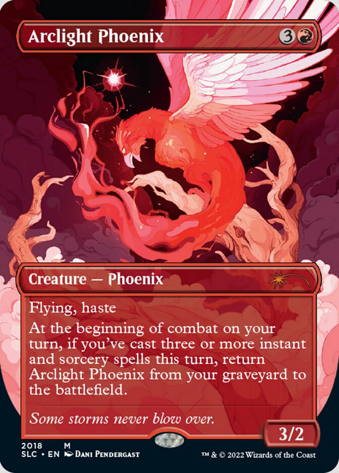 Arclight Phoenix (Borderless) [Secret Lair 30th Anniversary Countdown Kit] | GrognardGamesBatavia