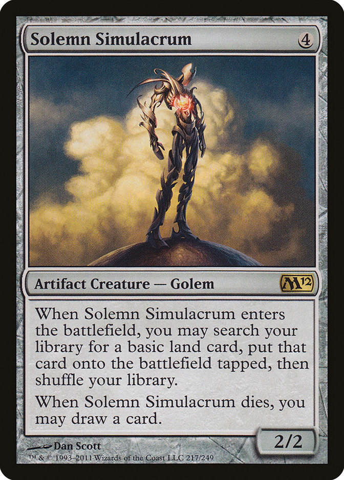 Solemn Simulacrum [Magic 2012] | GrognardGamesBatavia