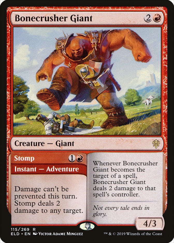 Bonecrusher Giant // Stomp [Throne of Eldraine] | GrognardGamesBatavia