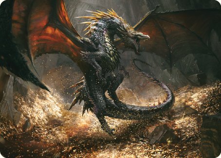 Cavern-Hoard Dragon Art Card [The Lord of the Rings: Tales of Middle-earth Art Series] | GrognardGamesBatavia