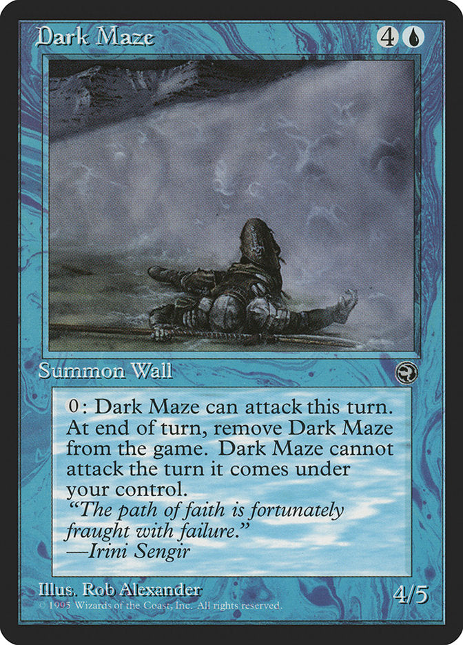 Dark Maze (Irini Sengir Flavor Text) [Homelands] | GrognardGamesBatavia