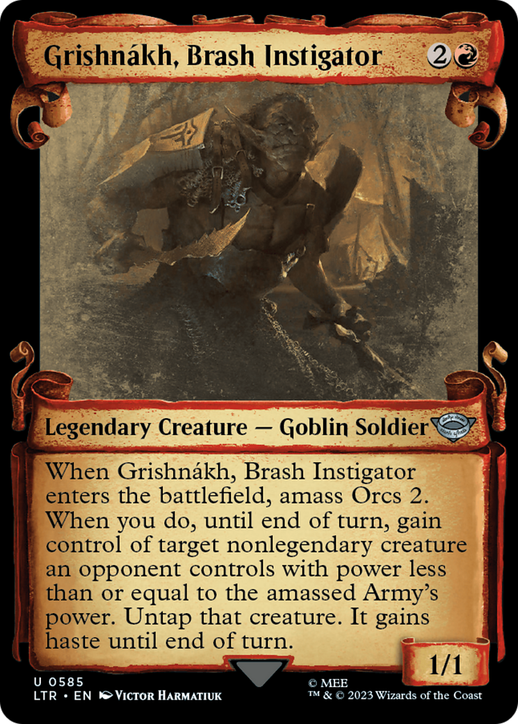 Grishnakh, Brash Instigator [The Lord of the Rings: Tales of Middle-Earth Showcase Scrolls] | GrognardGamesBatavia