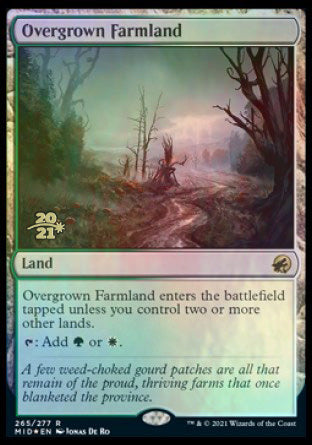 Overgrown Farmland [Innistrad: Midnight Hunt Prerelease Promos] | GrognardGamesBatavia