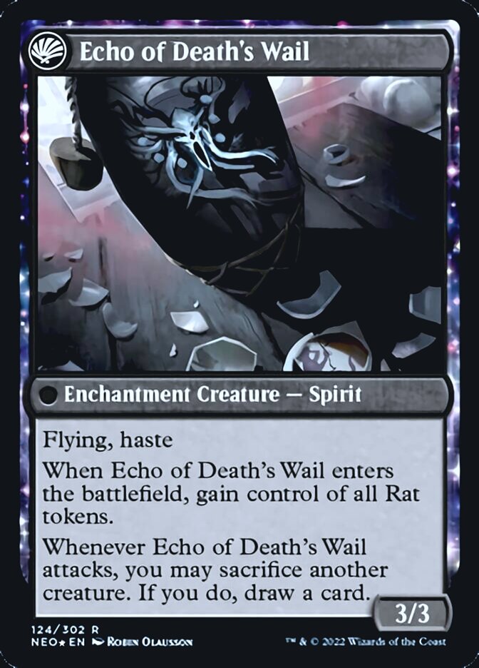 Tribute to Horobi // Echo of Death's Wail [Kamigawa: Neon Dynasty Prerelease Promos] | GrognardGamesBatavia