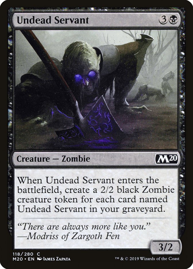 Undead Servant [Core Set 2020] | GrognardGamesBatavia