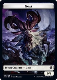 Goat // Satyr Double-Sided Token [Theros Beyond Death Tokens] | GrognardGamesBatavia