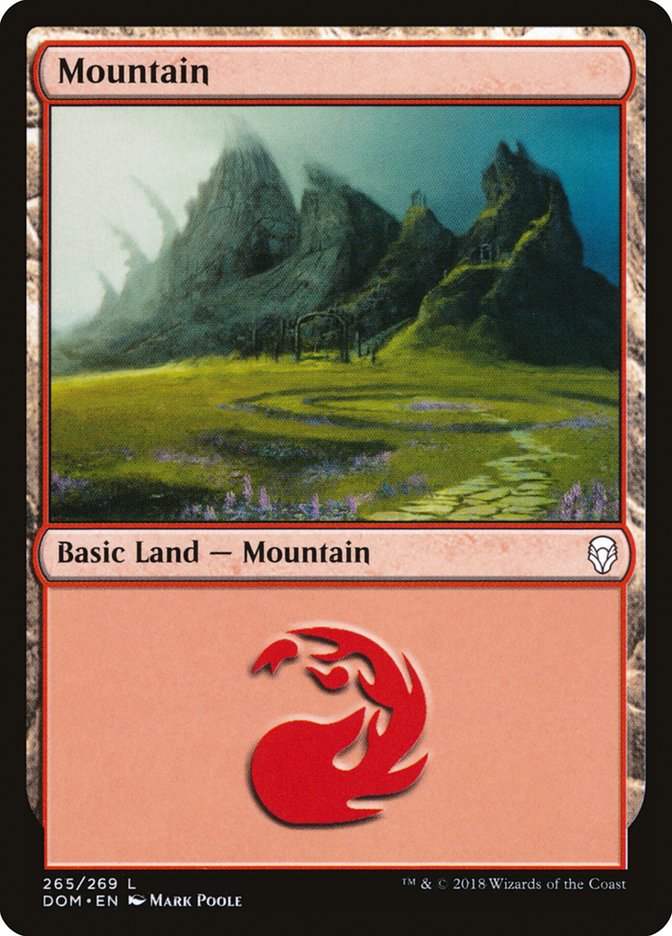 Mountain (265) [Dominaria] | GrognardGamesBatavia