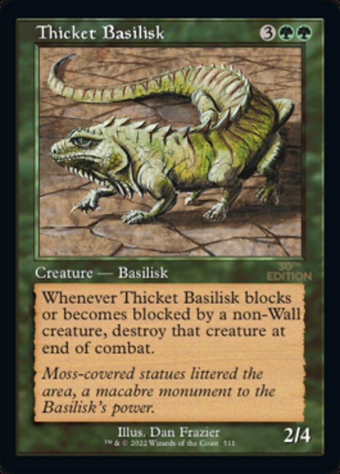 Thicket Basilisk (Retro) [30th Anniversary Edition] | GrognardGamesBatavia