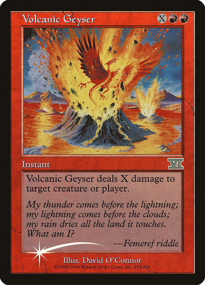 Volcanic Geyser [Friday Night Magic 2000] | GrognardGamesBatavia